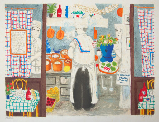 Lennart Jirlow kockarna 1976 54x76 46x61cm 39x46cm