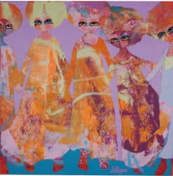 Hanna Ekegren Poetry in motion 80x80cm