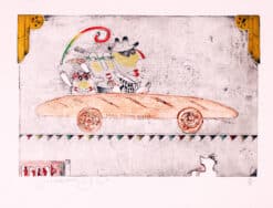 Jorgo Krallis La baguette 32x34cm 195x29cm 1
