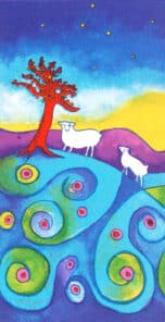 Ingrid Roth Mountain sheep19x10cm