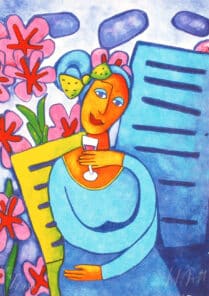 Ingrid Roth the Girl from Mandelieu 265x190cm