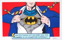 Petter Thoen Clark Kent swing 32x46 26x40cm