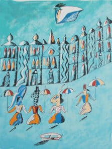 Madeleine Pyk Regnet kommer 42x29 30x21cm