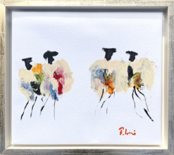 Ander Palmer Fyra far i olja 39x40 45x50cm