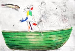 Pg Thelander Dream boat 44x65 56x76cm