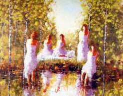 Bengt Goran Karlsson chapagne frukost 50x40cm