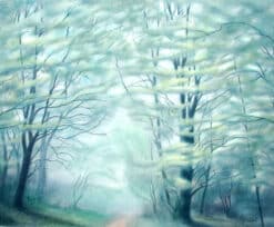 Peter Frie skogssloja 54x76cm