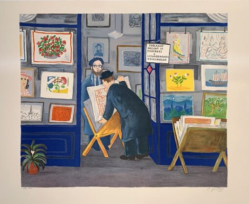 Lennart Jirlow konsthandlaren 56x73 46x55cm