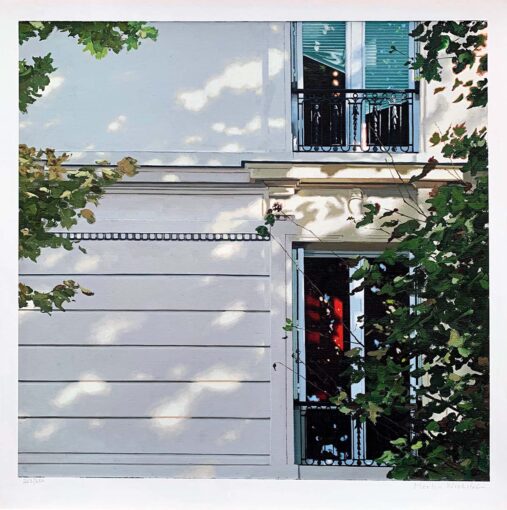 Martin Wickstrom Place de la bastille 46x46cm