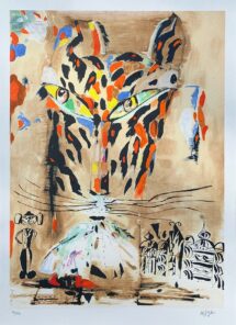 Madelaine Pyk Brun Tiger 55x35 60x40cm