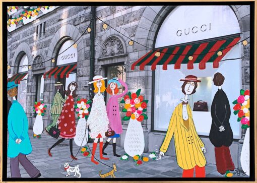 Marika Lang Gucciwalk 50x70 535x735cm