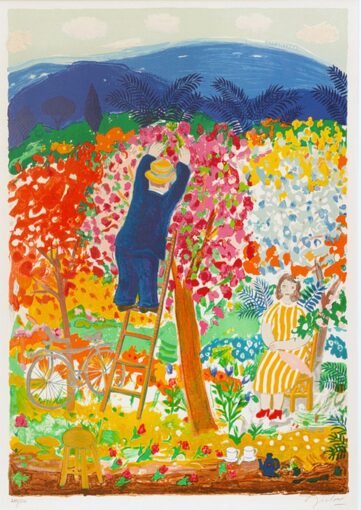 Lennart Jirlow Sensommar i Provance 54x38 65x48 cm