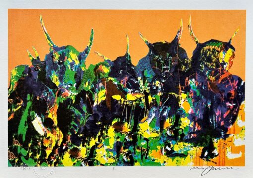 Mikael Persbradt Bulls Orange 31x445 27x41cm