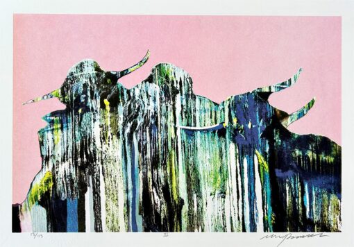 Mikael Persbradt Bulls Pink 31x445 27x41cm